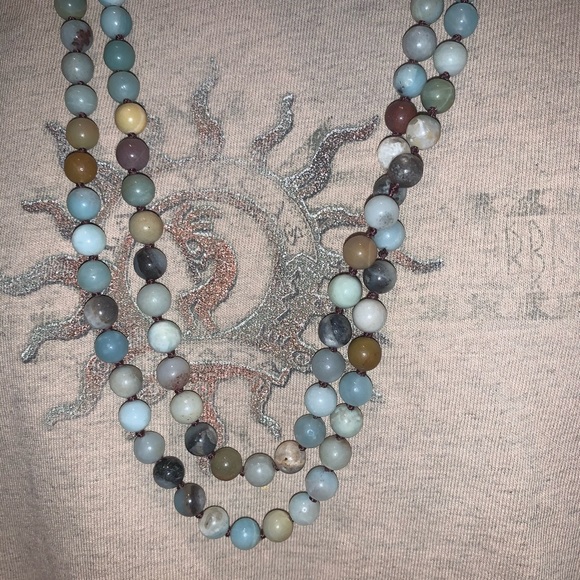 beaded layered necklace - Picture 3 of 3